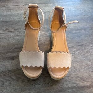 J. Crew Factory platform espadrilles